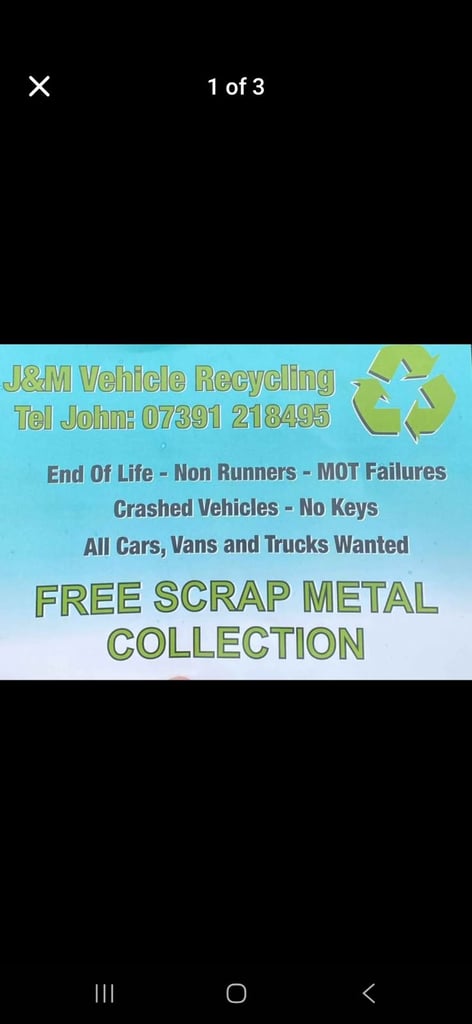 Scrap metal wanted 