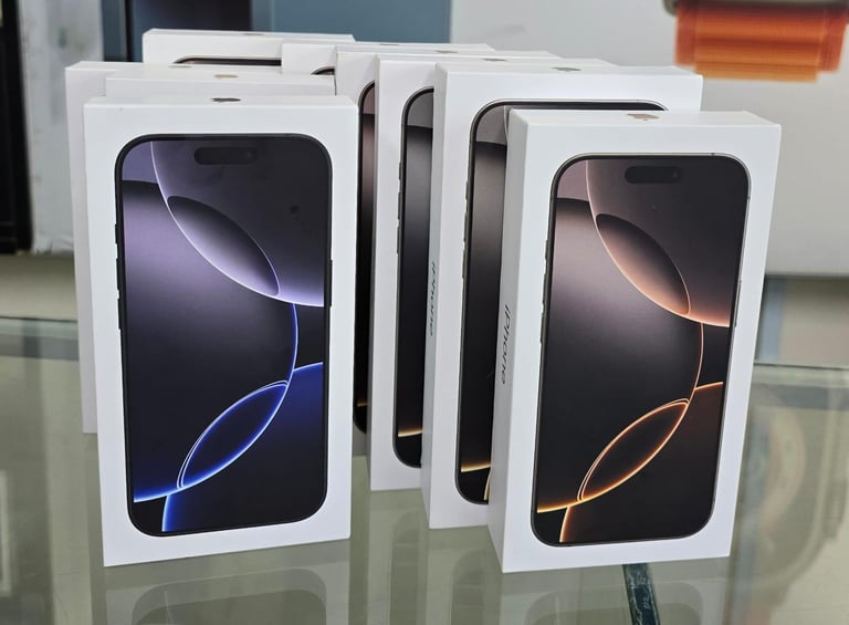 ***MEGAOFFERRRR***APPLE IPHONE 16 PRO MAX BRAND NEW BOXED 12 MONTHS APPLE WARRANTY & RECEIPT