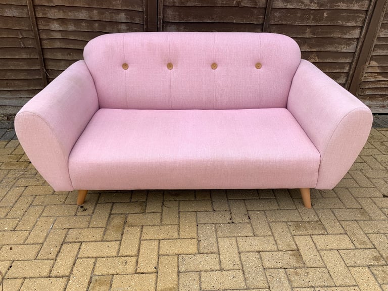 image for Sofa, two seater, pink, DFS