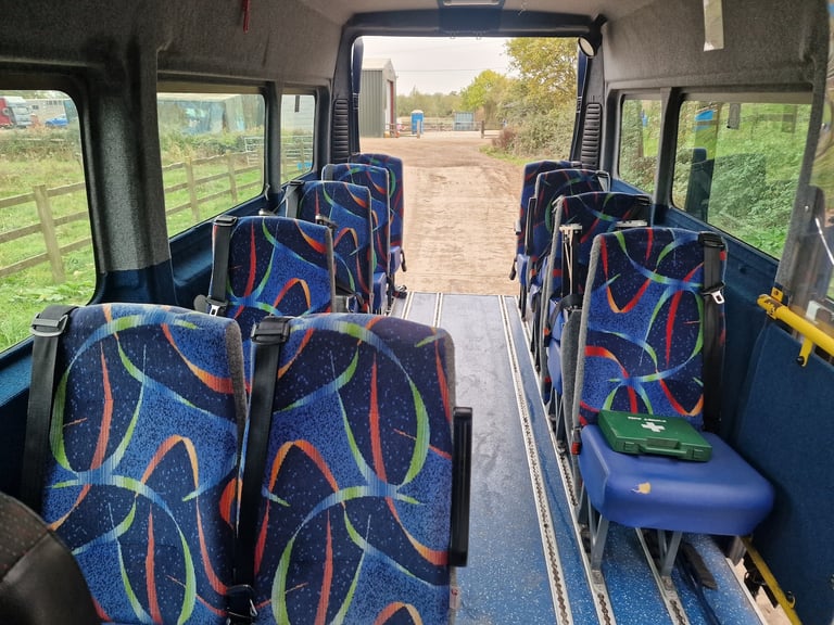 2015 Peugeot Boxer Red LWB 12 Seat Minibus  Drives Perfect  Disability Access