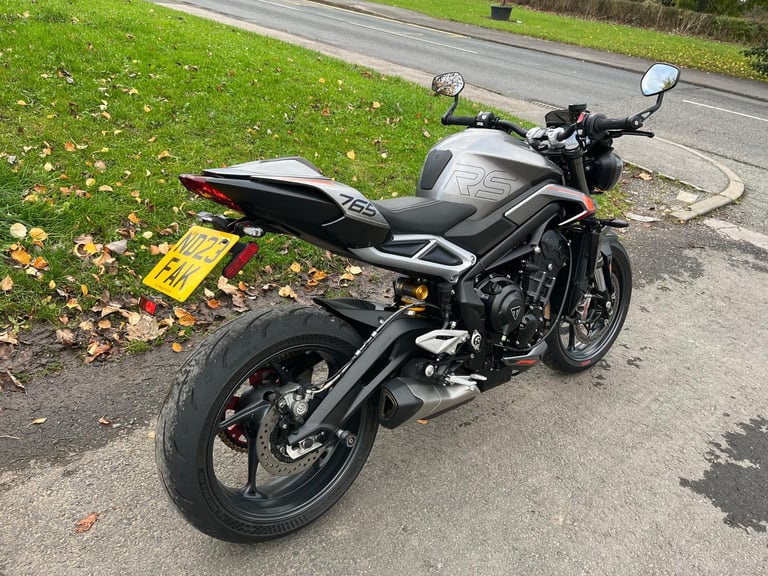 TRIUMPH STREET TRIPLE 765 RS, 2023(23), 10,107 MILES, FSH, IMMACULATE, £7995