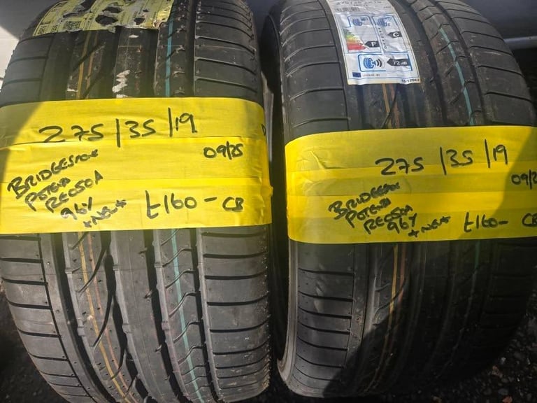 image for 275 / 35 / 19 NEW BRIDGESTONE RE050A TYRES - TWO AVAILABLE