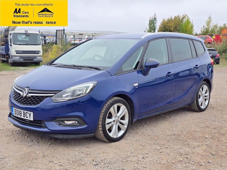 2018 Vauxhall Zafira 1.4i Turbo SRi Nav MPV 5dr Petrol Auto Euro 6 (140 ps) MPV Petrol Automatic