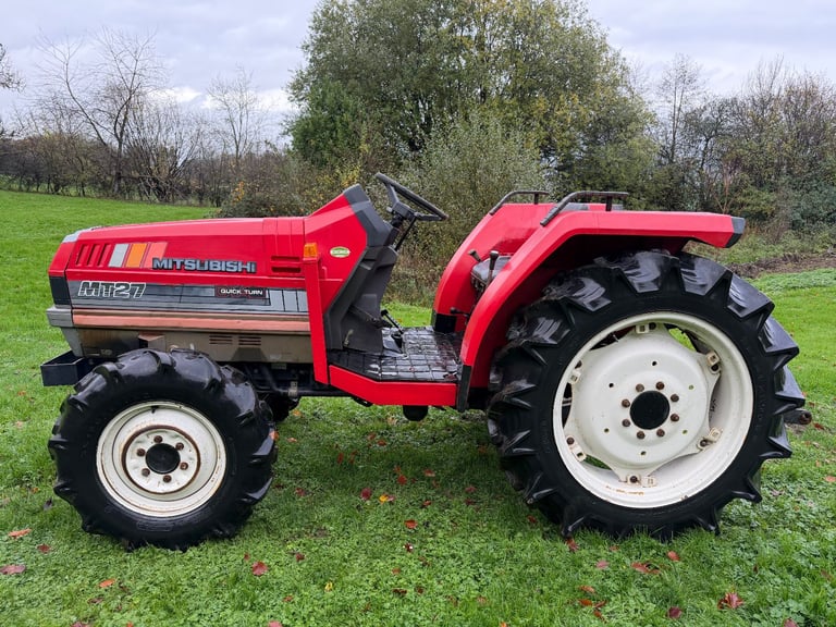 MITSUBISHI MT27 4WD Compact Tractor, Flail, rotavator available * VIDEO * 27HP * Power steering 