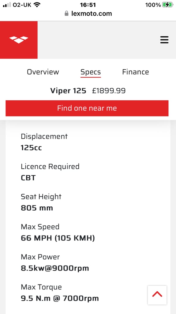 Lexmoto, VIPER, 2018, 124 (cc)