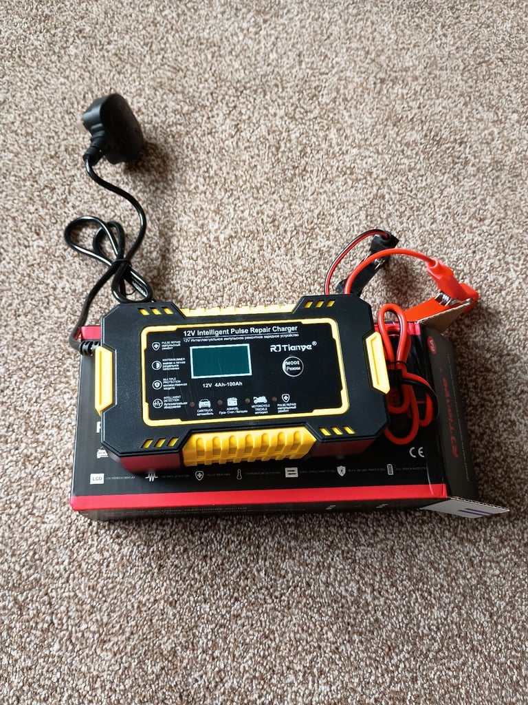 New 12v 6A Heavy duty Car battery charger