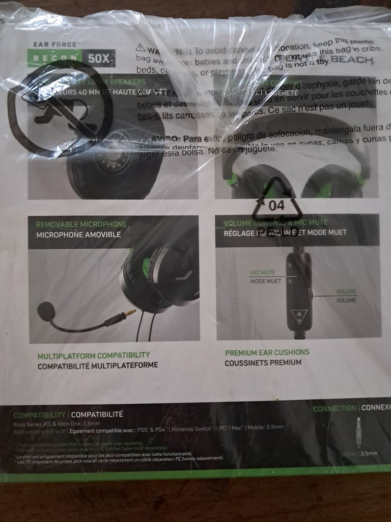 Turtle Beach Recon 50X Headset – Brand New & Sealed for Xbox