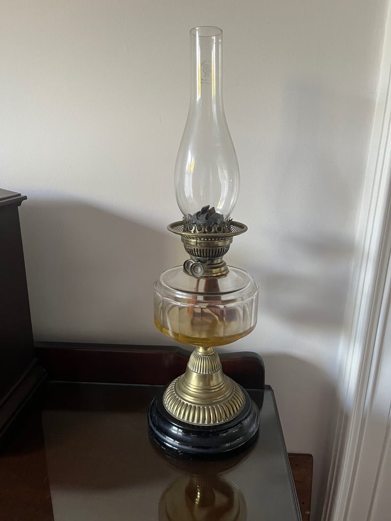 Vintage paraffin lamps x 3