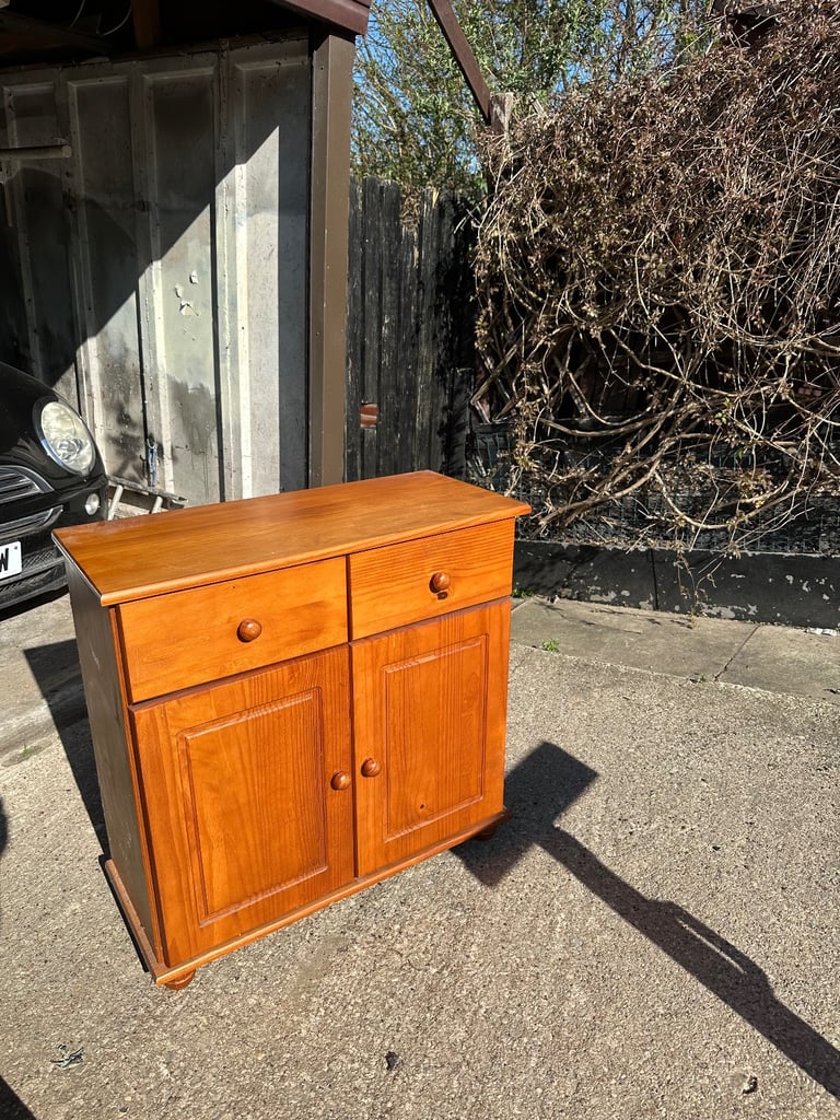image for Two Drawers Wooden Unit Chest