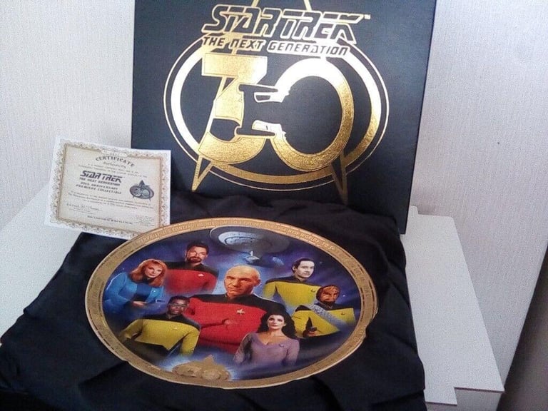 Bradford Exchange, Star Trek 30 Anniversary plate,