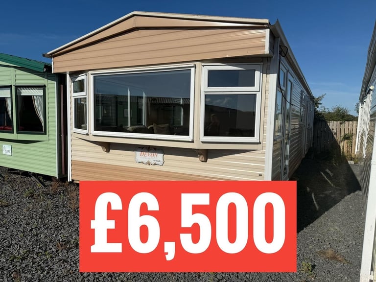 OFF SITE static caravan Scotland double glazed & central heated 3b Cosalt Devon