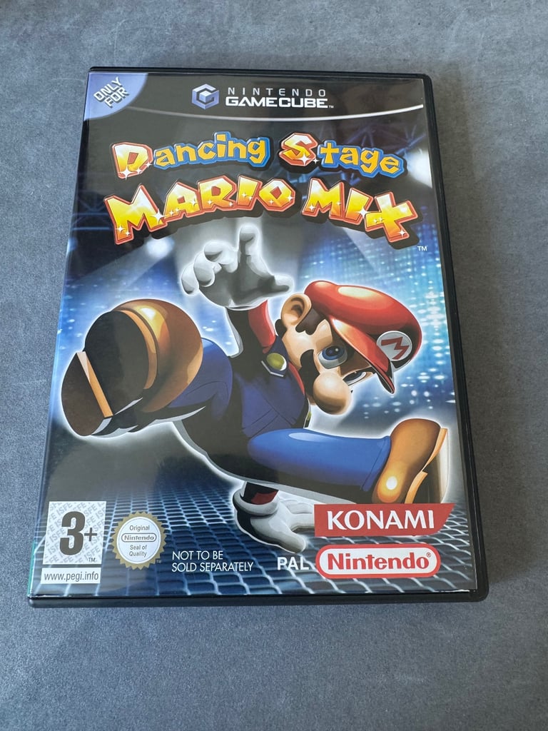 Dancing stage Mario mix pak Nintendo GameCube 
