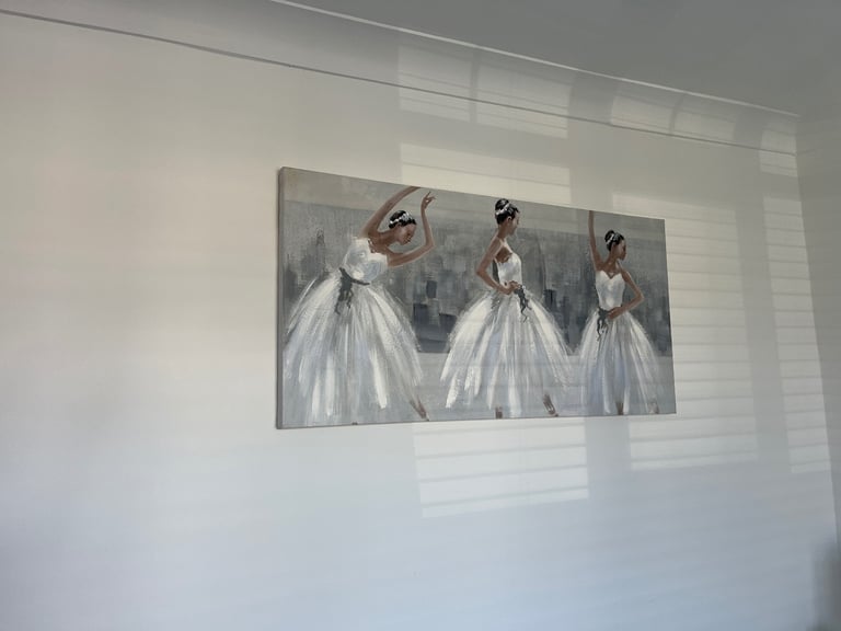 image for Large ballerina canvas 