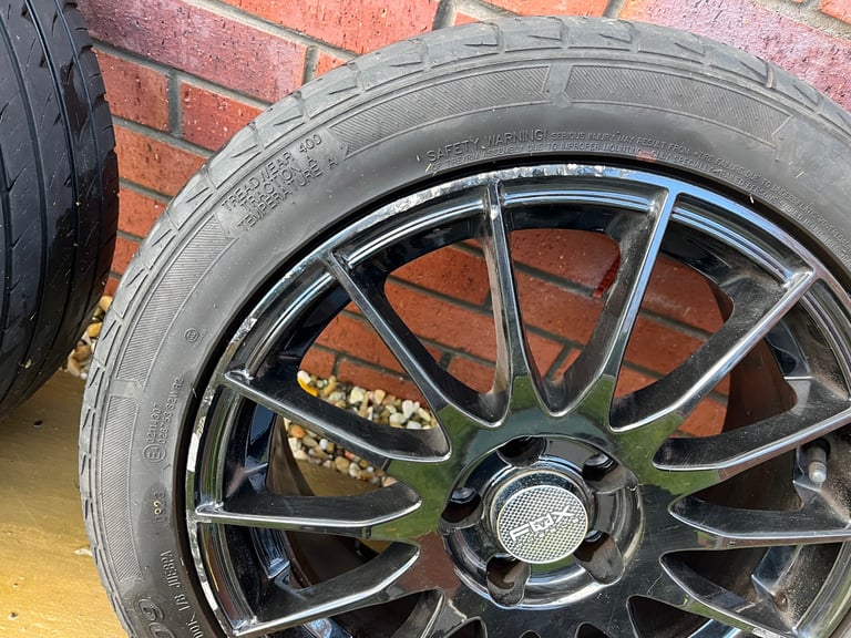 Fox Alloy Wheels - 16 - Black