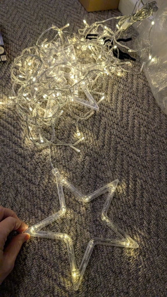 Bundle of Christmas lights