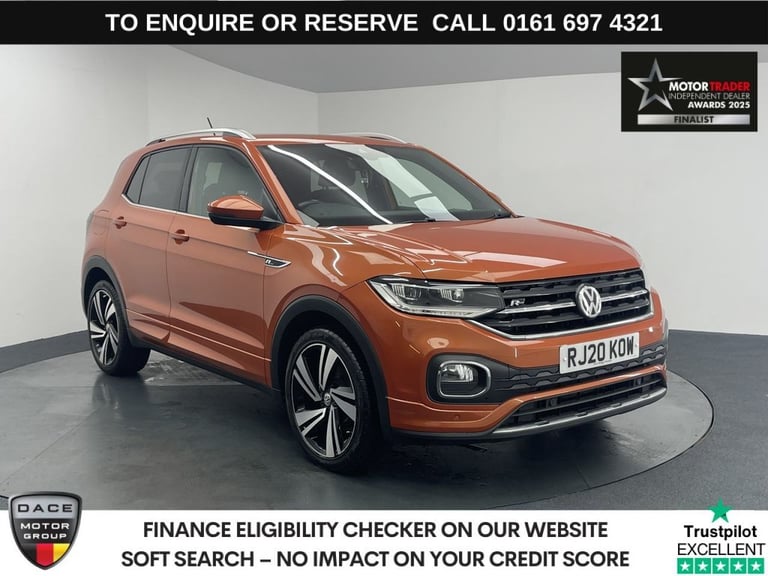 2020 Volkswagen T-Cross 1.0 TSI R-Line SUV 5dr Petrol DSG Euro 6 (s/s) (115 ps) HATCHBACK Petrol ...