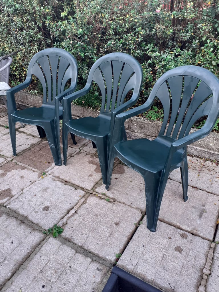 Garden Chairs x3
