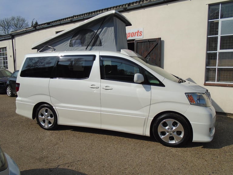 2007 TOYOTA ALPHARD CAMPER VAN ,MOTORHOME,~SIDE KITCHEN~4 BERTH~ULEZ FREE