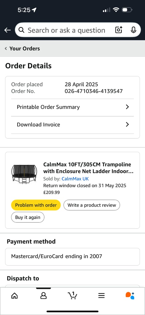 Heavy Duty Trampoline like new 
