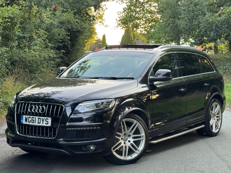 AUDI Q7 3.0 TDI QUATTRO S-LINE 7 SEATER~CHEAPER TAX BAND~BIG SPEC~