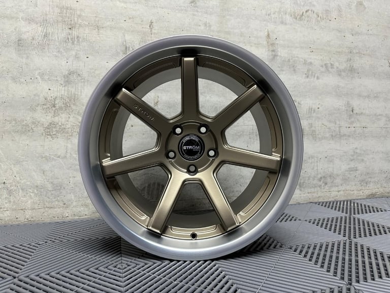 18" Inch Strom DS15 Drift Wheels 5x114.3 Nissan silvia skyline RX7 MX5 R32 R33 lexus IS200