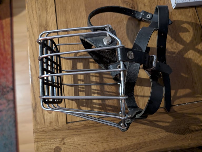 image for Heavy-Duty Dingo Gear Wire Basket Muzzle – Rottweiler / Large Breed