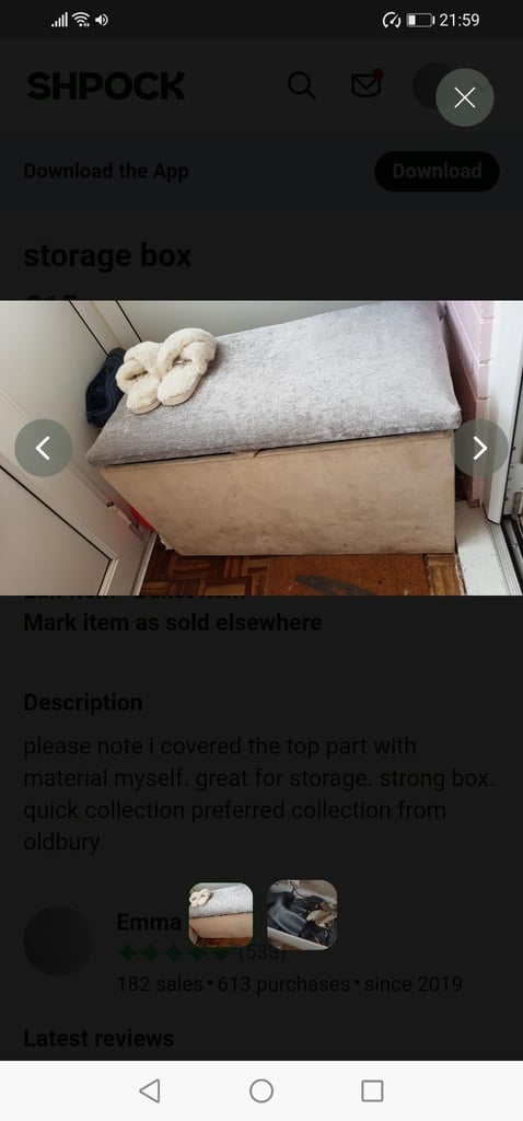 Free storage box
