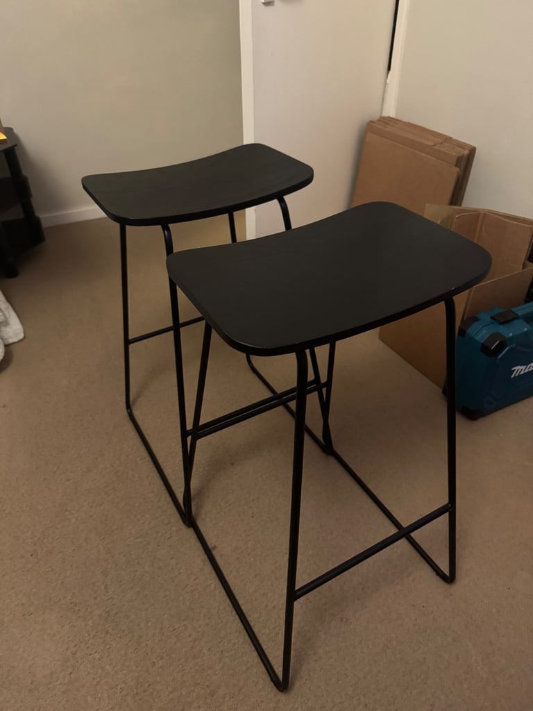 image for Pair of bar height stools