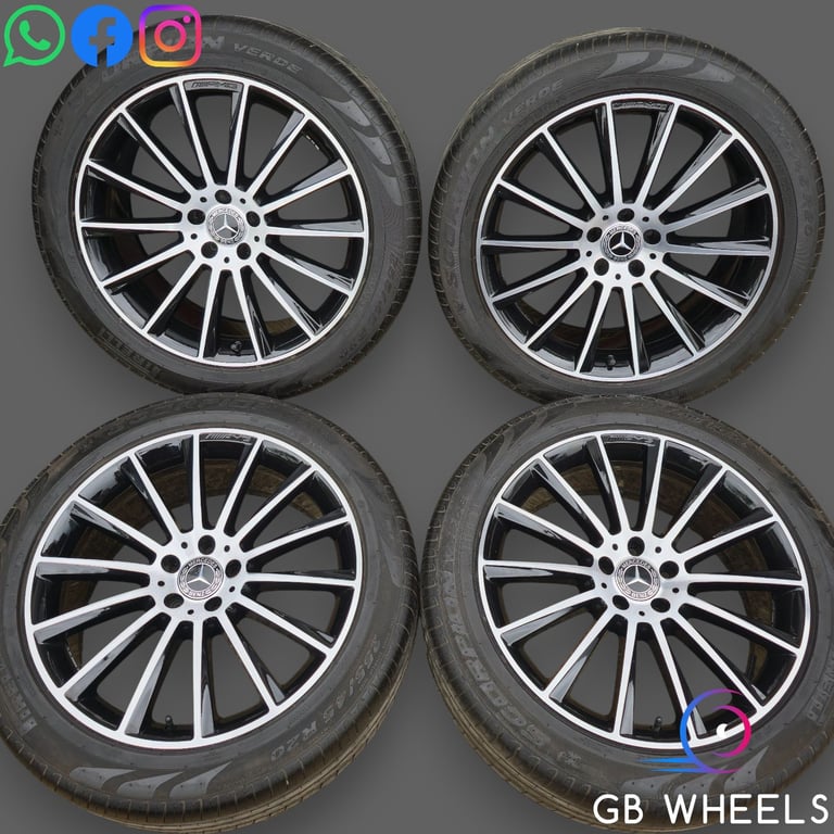 Genuine Mercedes GLC 20" Turbine Alloy Wheels AMG A2534012700 ML Night Edition