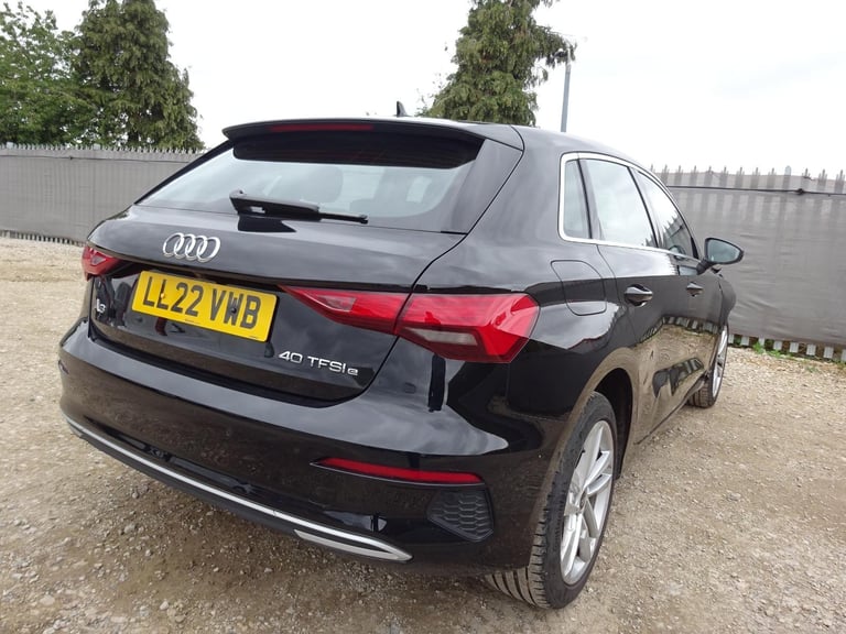 2022 22 REG AUDI A3 SPORT 40 TFSI E HYBRID AUTO DAMAGED REPAIRABLE SALVAGE