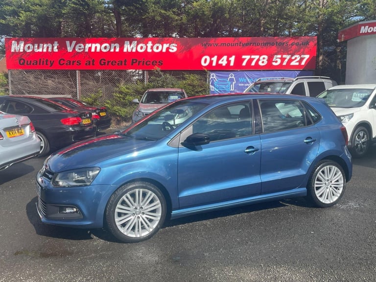 2016 Volkswagen Polo 1.4 TSI BlueMotion Tech ACT BlueGT Euro 6 (s/s) 5dr HATCHBACK Petrol Manual