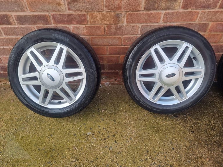 image for 195/50/15 Ford Alloy Wheels x2 - 4x108, 6Jx15 ET52.5