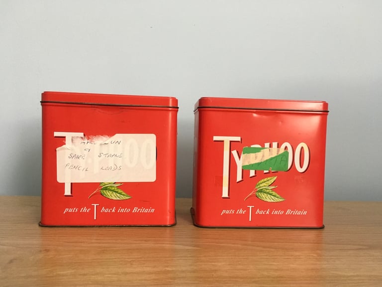 Vintage Typhoo Tea Caddy (2) - Special Limited Edition 1995