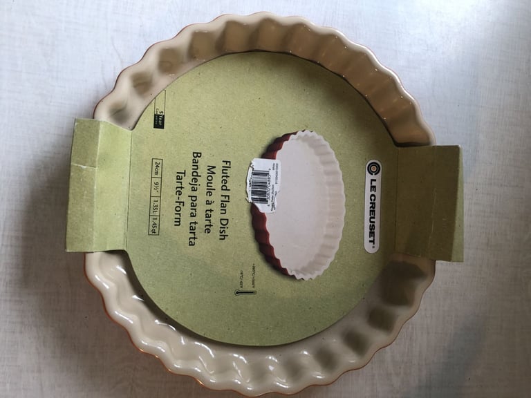 image for Le Creuset-Fluted Flan Dish NEW
