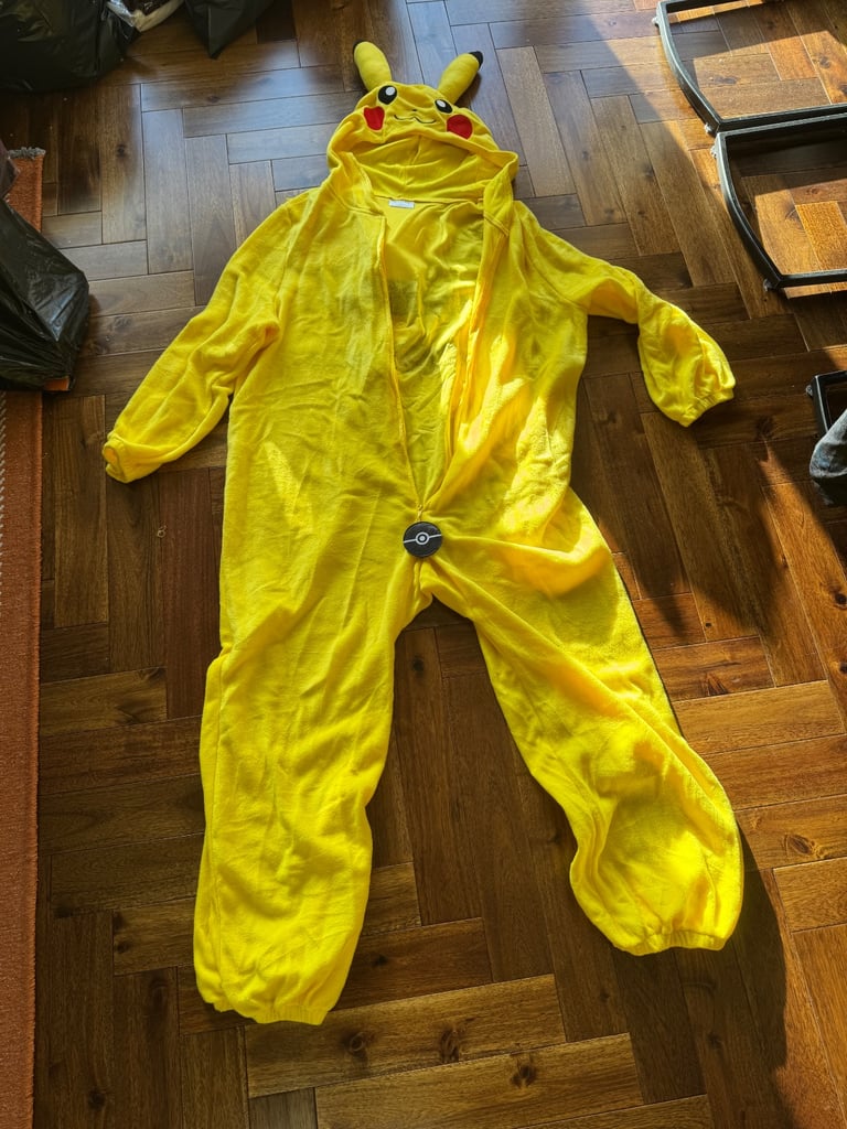 image for Halloween Costume Adult Pokémon Pikachu