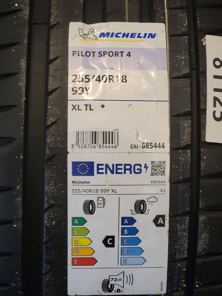 image for Michelin Tire 225/40R18