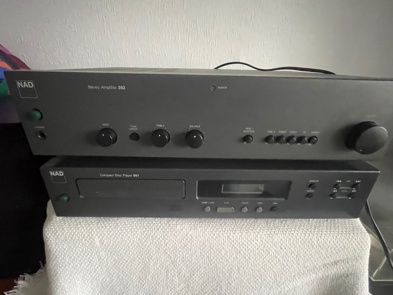 NAD 302 amp and 501 CD player. 