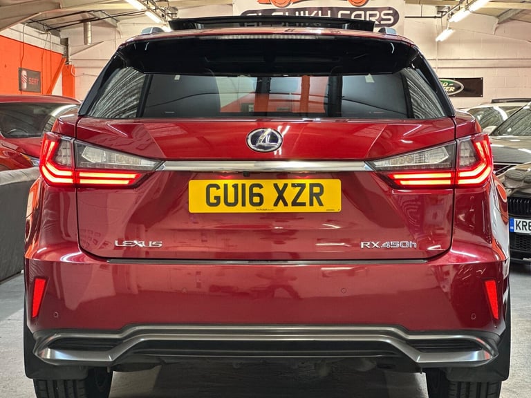 2016 Lexus RX 3.5 450h V6 F Sport CVT 4WD Euro 6 (s/s) 5dr ESTATE Petrol/Electric Hybrid Automatic