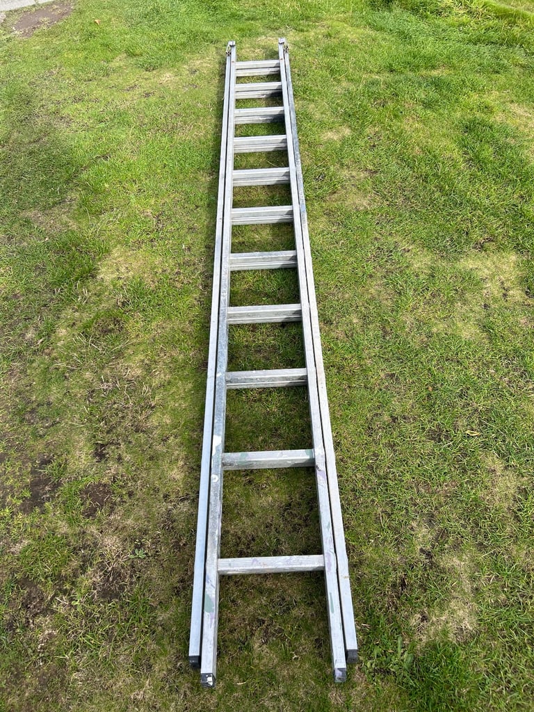 image for 2 Tier 22ft Aluminium Ladders 