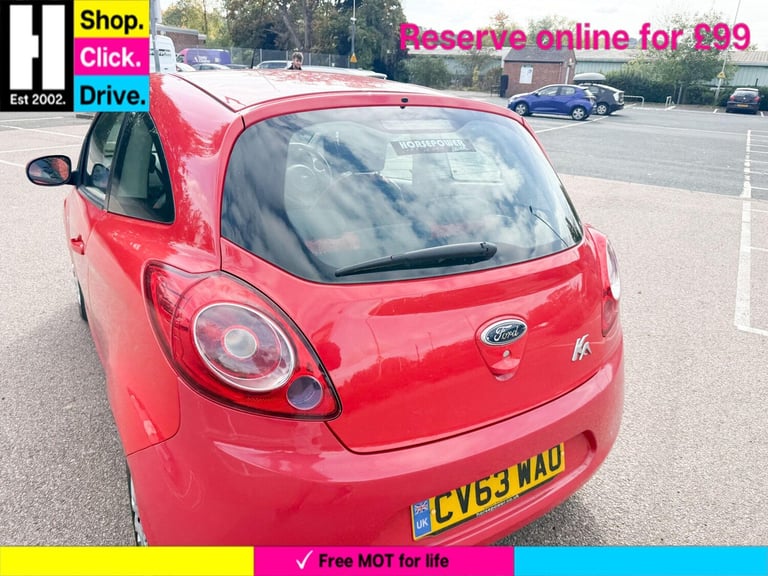 2014 Ford Ka 1.2 Edge 3dr [Start Stop] HATCHBACK PETROL Manual