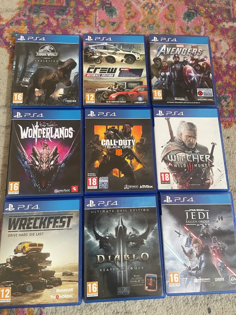 12 PS4 games !