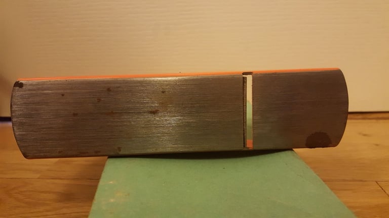 kunz 333b 8 inch length & 1 3/4 inch cutter orange plane boxed west germany 