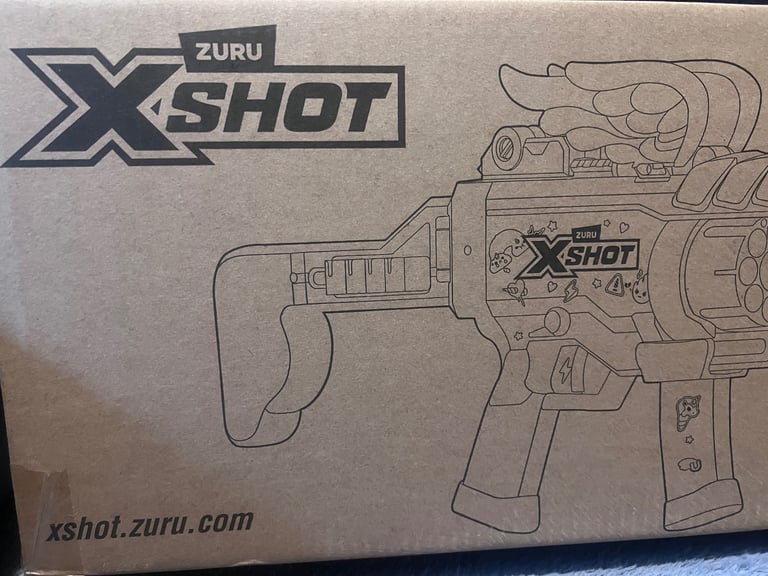 X-Shot Blastercorn Unicorn Big Rizz Dart Blaster Girls Boys Toy