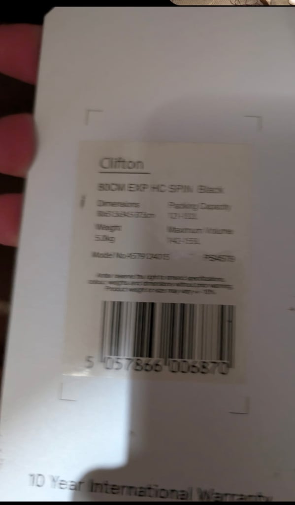 Antler Clifton Large Suitcase (New with tags) 34x51x80