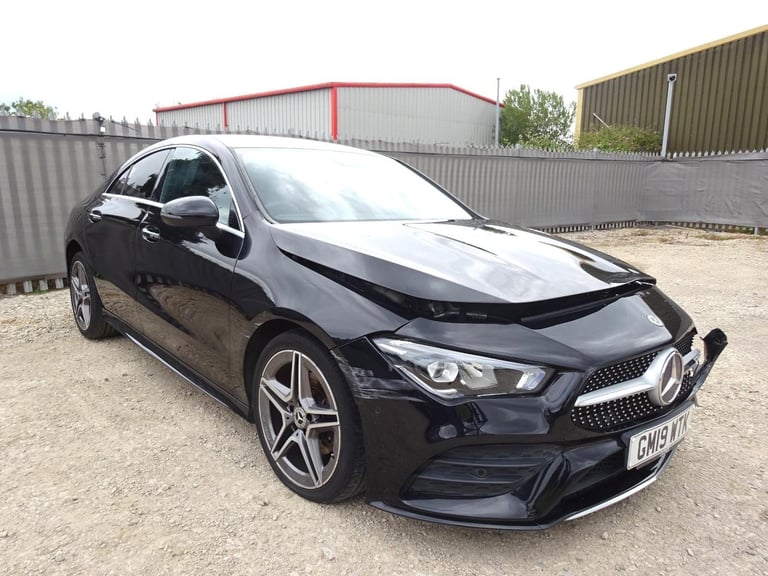 2019 19 REG MERCEDES BENZ CLA 180 AMG LINE AUTO DAMAGED REPAIRABLE SALVAGE