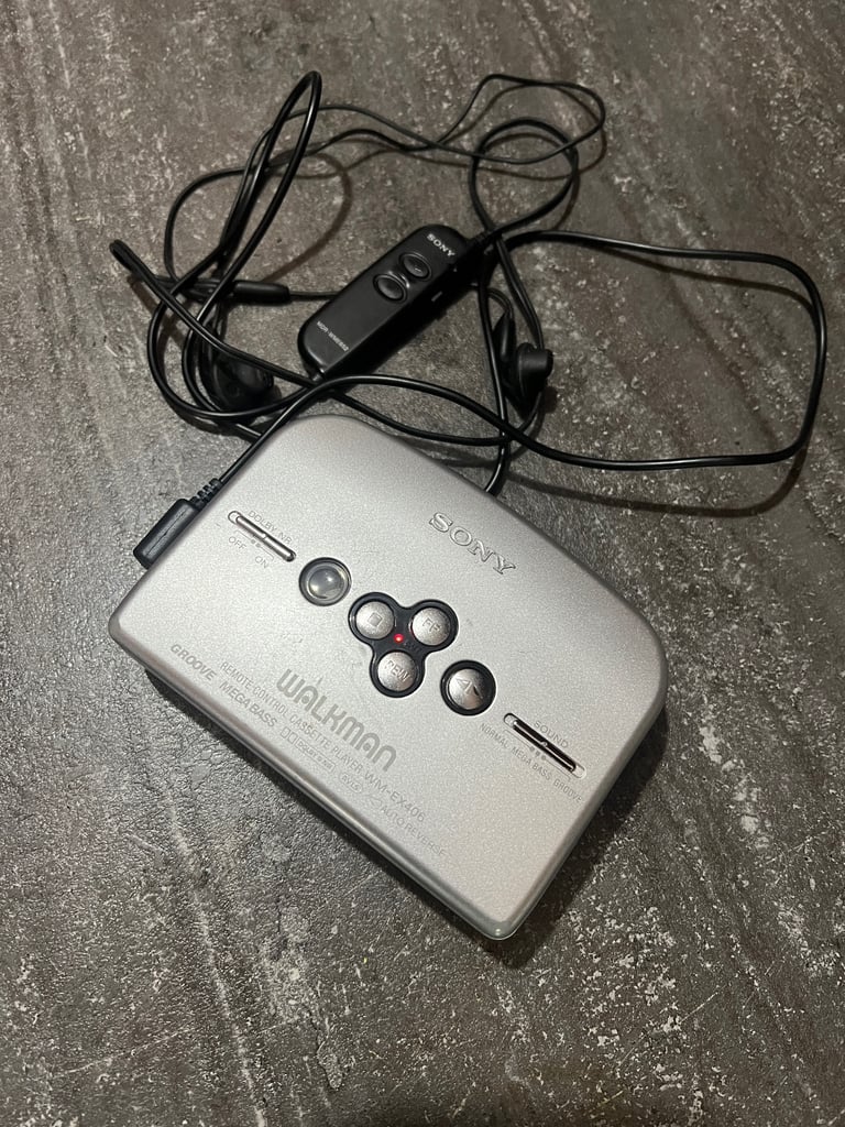 Sony Walkman WM-EX406 Remote Control Working single battery operated