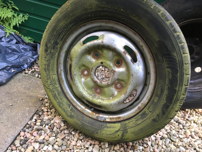 image for 16 inch steel spare wheel with tyre 195/70R 15C