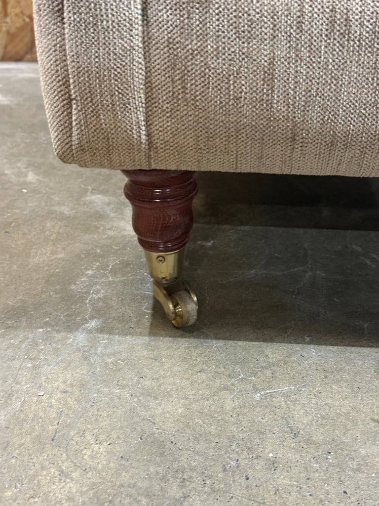 Fabric Armchair On Castors