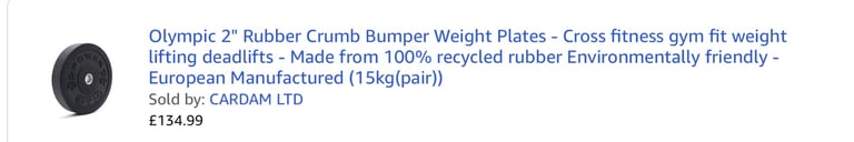 Gym set - Rack, bar, bench, weight plates & dumbells