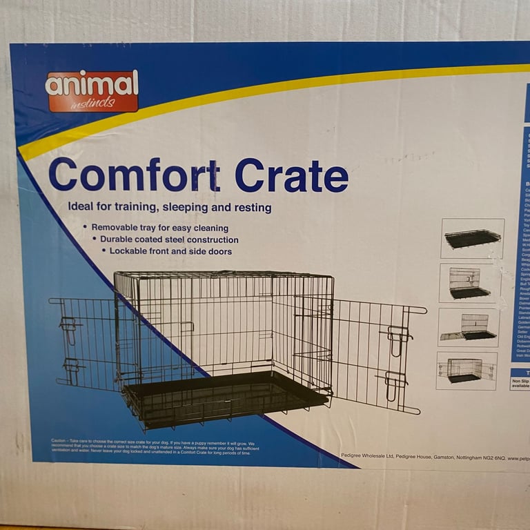 Animal instincts Dog Comfort Crate Cage. NEW / Boxed.